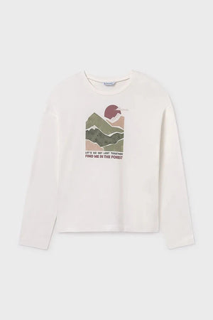 Mayoral Long-Sleeve Cotton Blouse