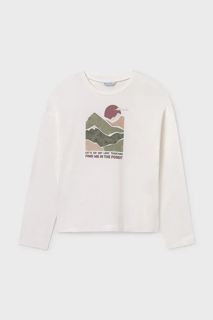 Mayoral Long-Sleeve Cotton Blouse