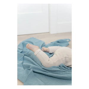 Soft Spot - Organic Cotton Swaddle Cloth | River