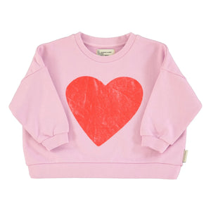 Piupiuchick - Organik Pamuklu Love Sweat | Pembe