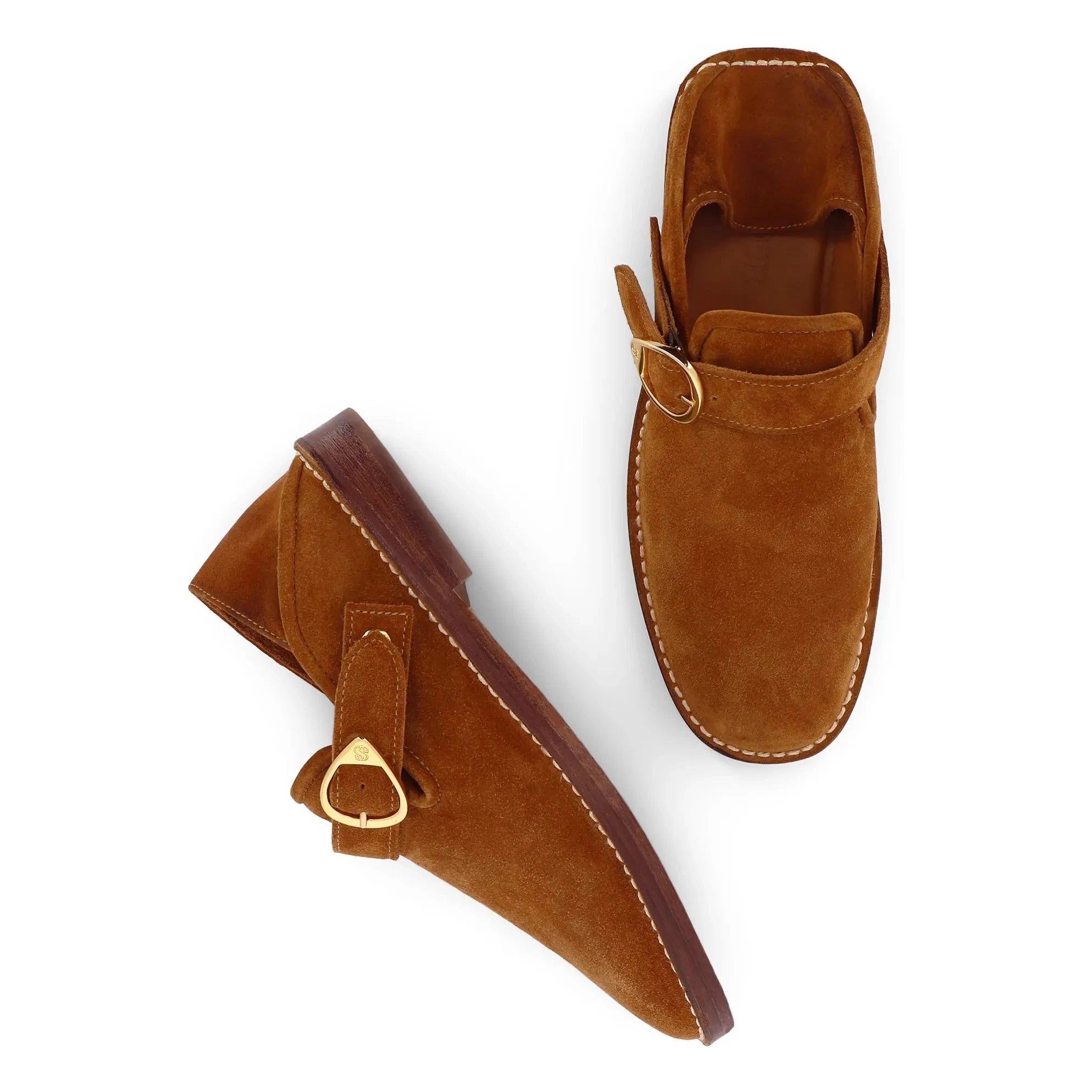 Socque Paris - Lucca Süet Loaferler | Camel
