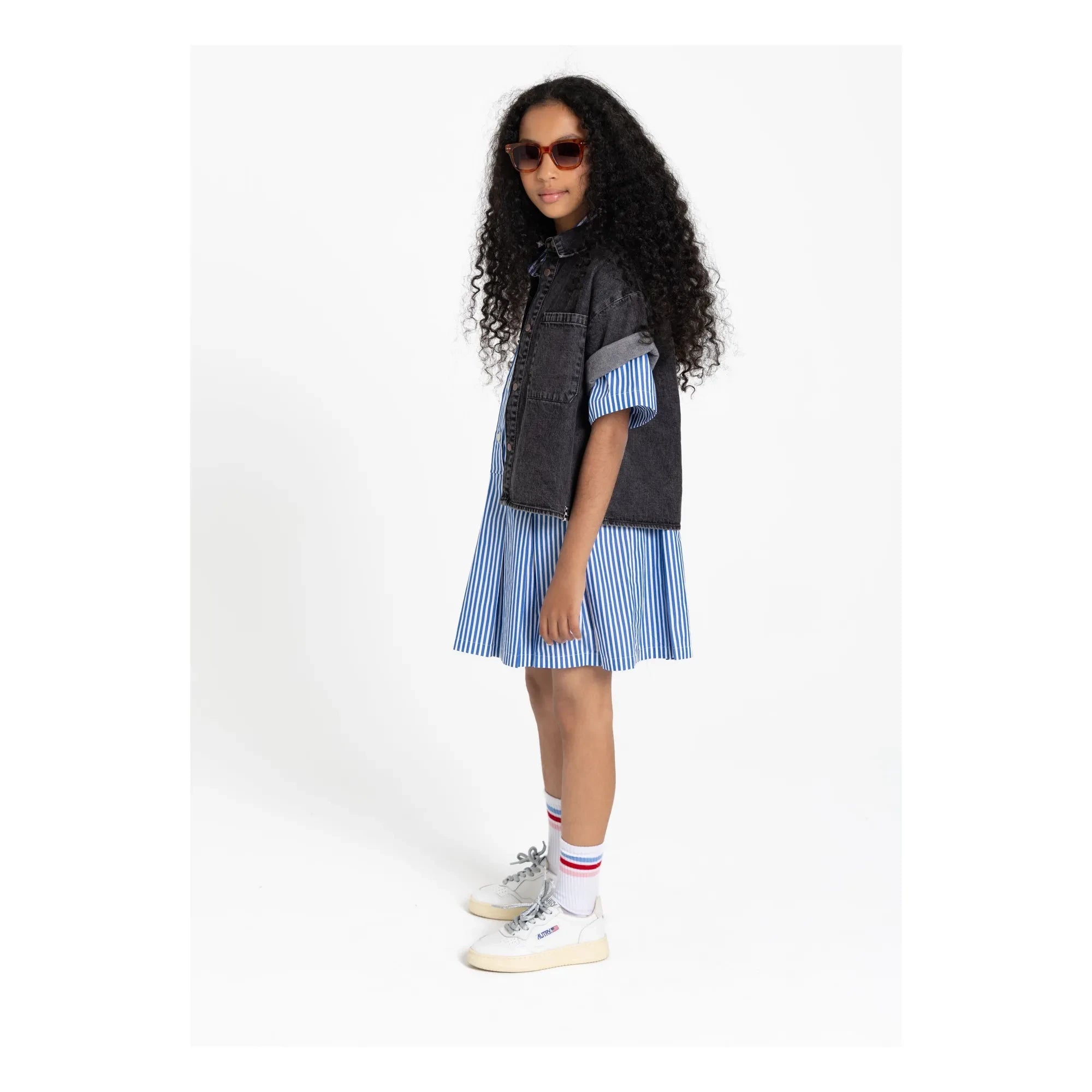 Finger in the Nose - Dakota Striped Dress | Blue