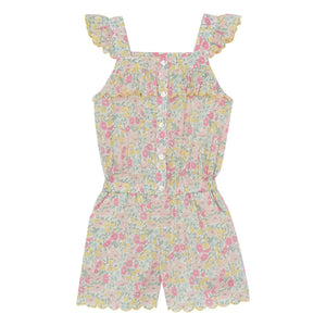 Tartine et Chocolat - Feston Liberty Romper | Yellow
