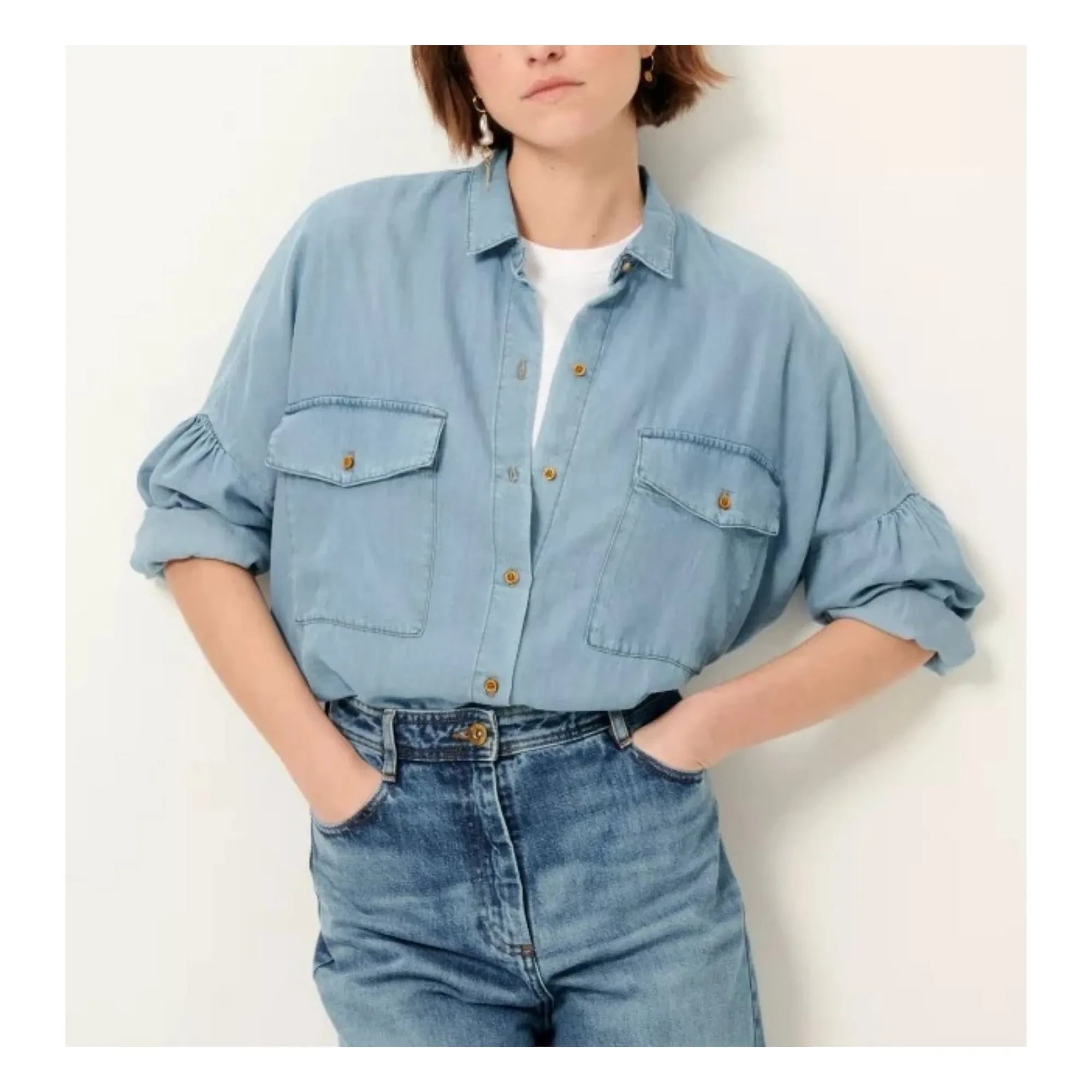 Sessùn - Botania Chambray Shirt | Blue