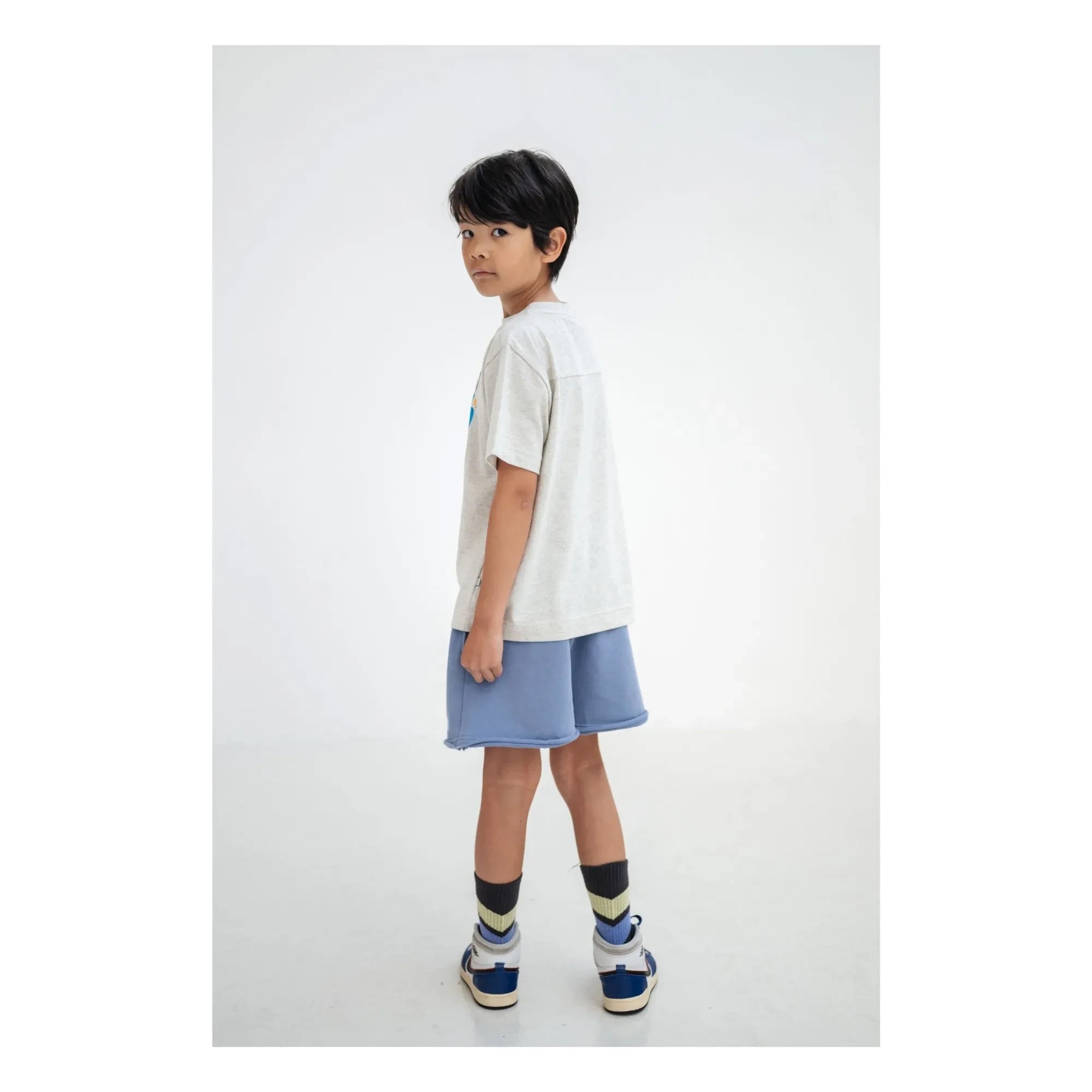 Repose AMS - Logo Graphic T-Shirt Organic Cotton | Heather Grey
