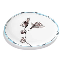 Serax - Platin oval Camelia, Serax for Marni | Aubergine