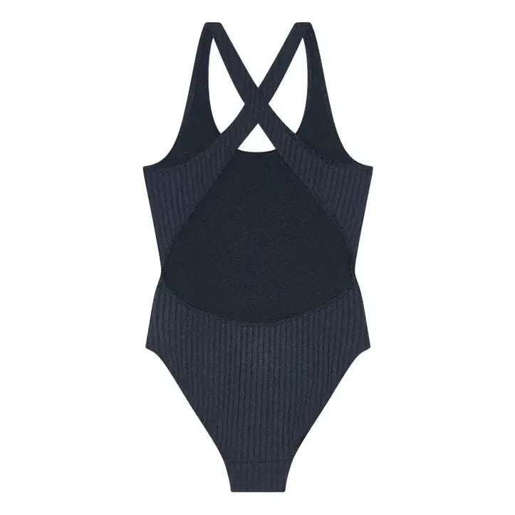 Finger in the Nose - Olivia Back-Zip Swimsuit | Black