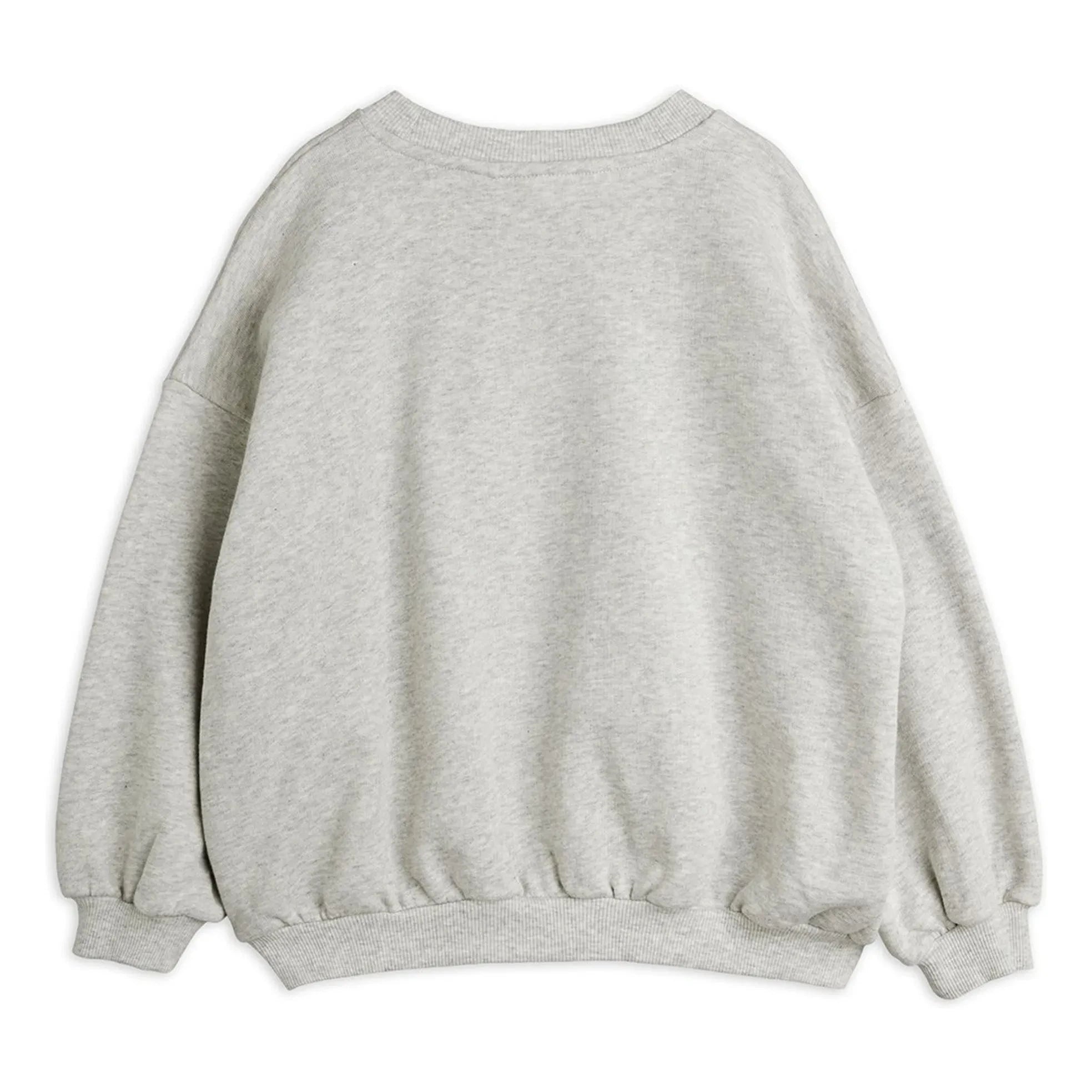 Mini Rodini - Planète Coton Organic Cotton Sweatshirt | Heather Grey