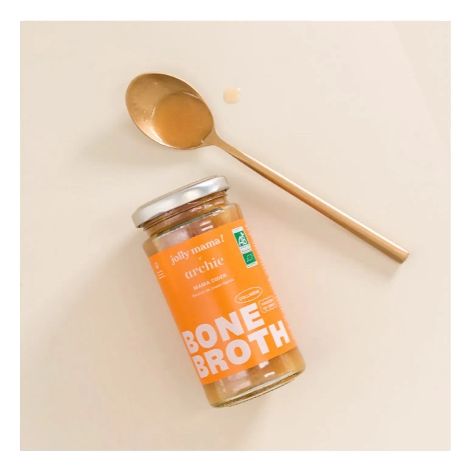 Jolly Mama - Mama Cider Chicken Bone Broth - 6 x 240 ml Bone Broth