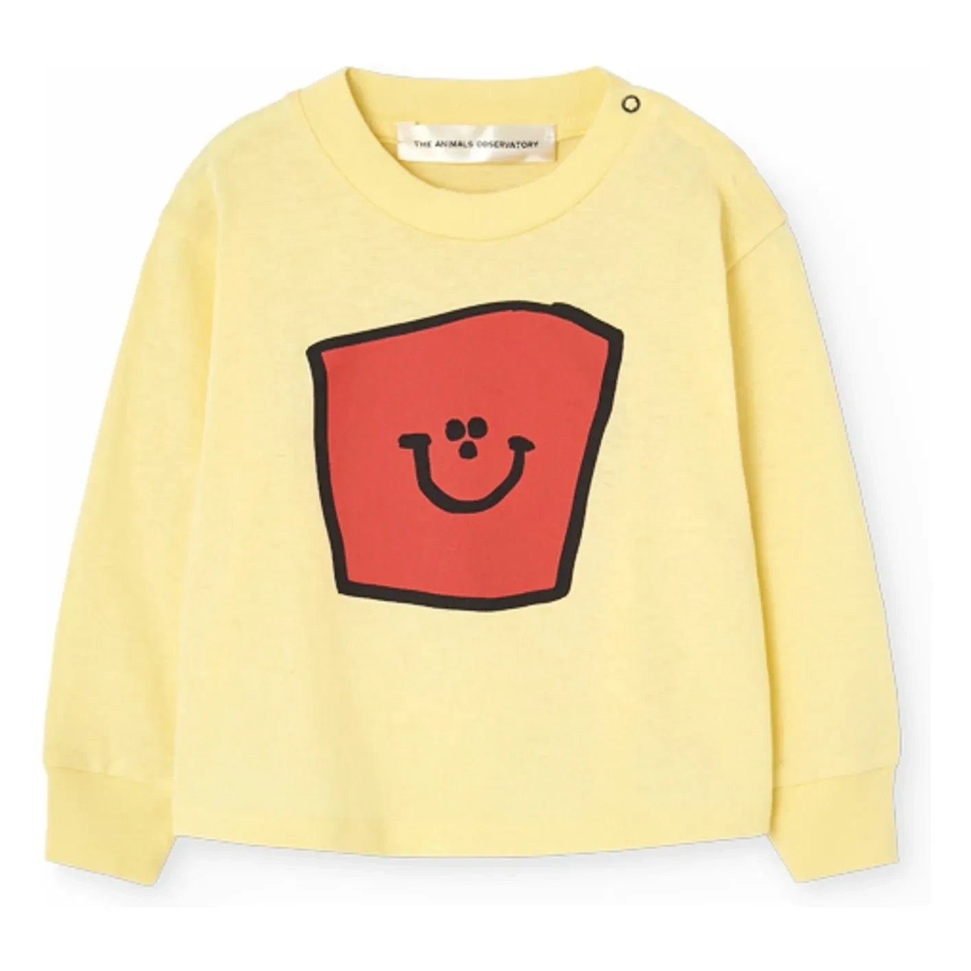 The Animals Observatory - Wapiti Organic Cotton T-Shirt | Yellow