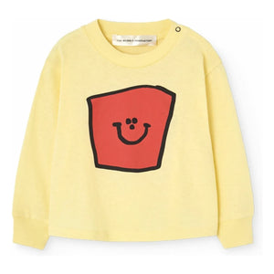 The Animals Observatory - Wapiti Organic Cotton T-Shirt | Yellow