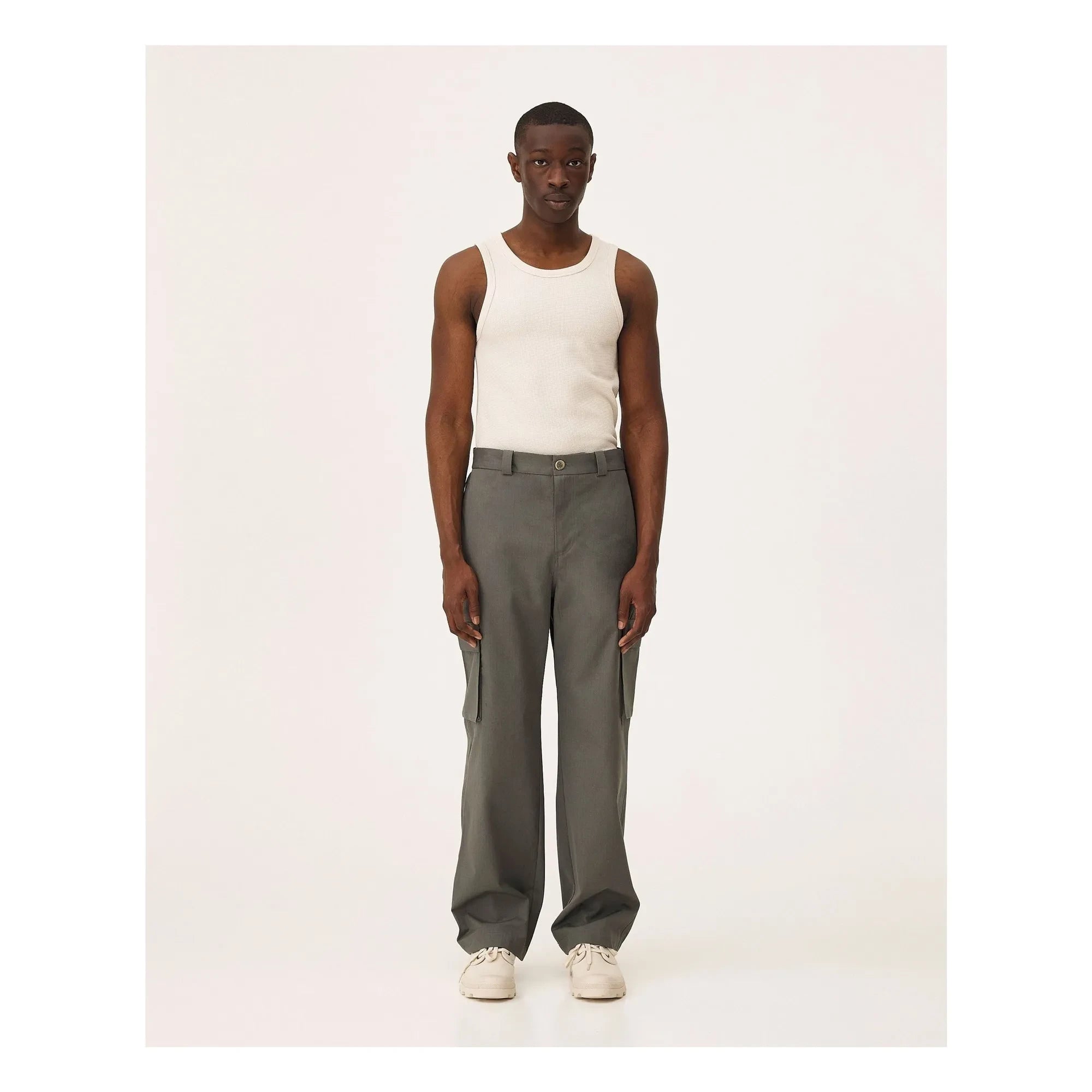 Noyoco - Organic Cotton Cargo Pants | Haki