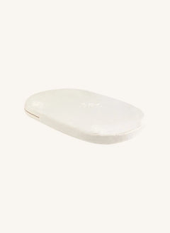 Bermbach Handcrafted - Organic Cotton Oval Mattress for Lola and Emil Cribs | White
