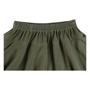 Donsje - Mazena Linen Shorts | Dark Khaki