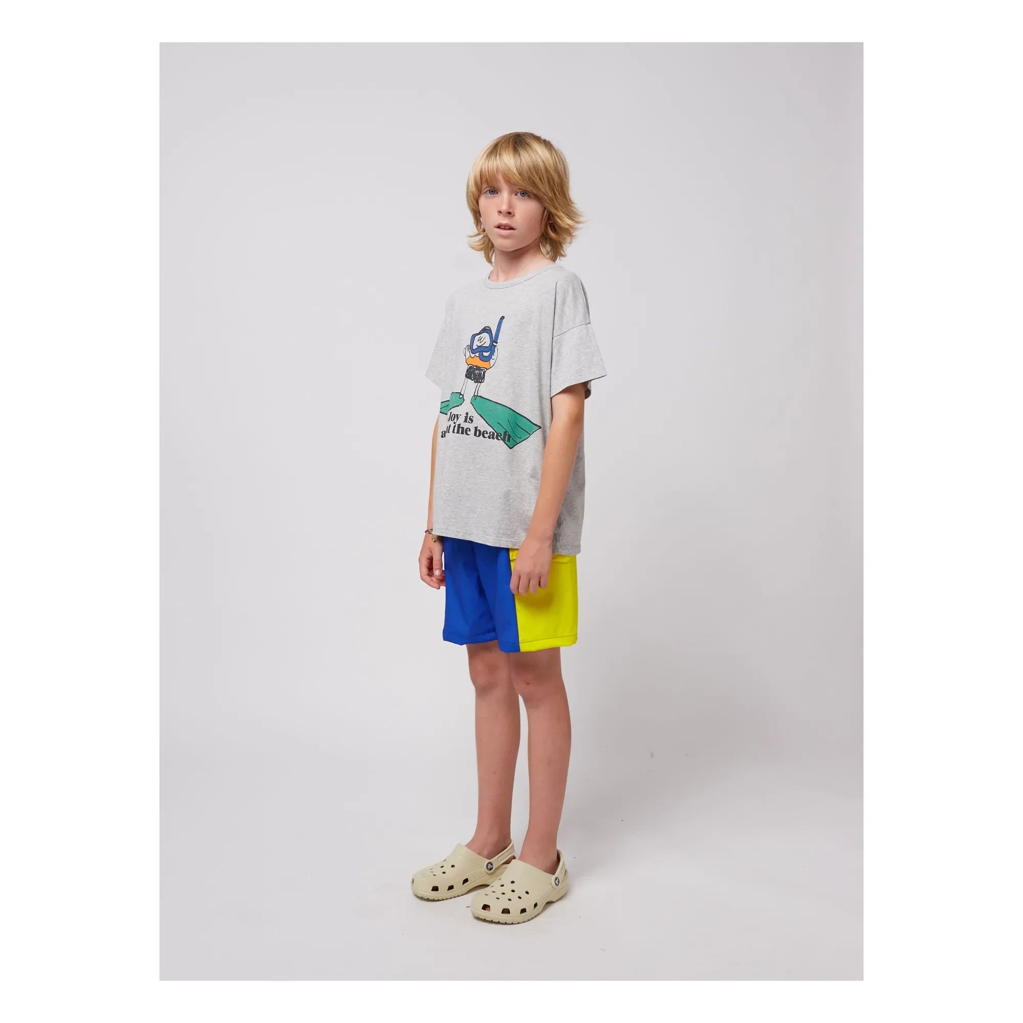 Bobo Choses - Color Block Swimsuit Shorts | Blue