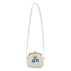 Emile et Ida - Crochet Floral Bag | Cream