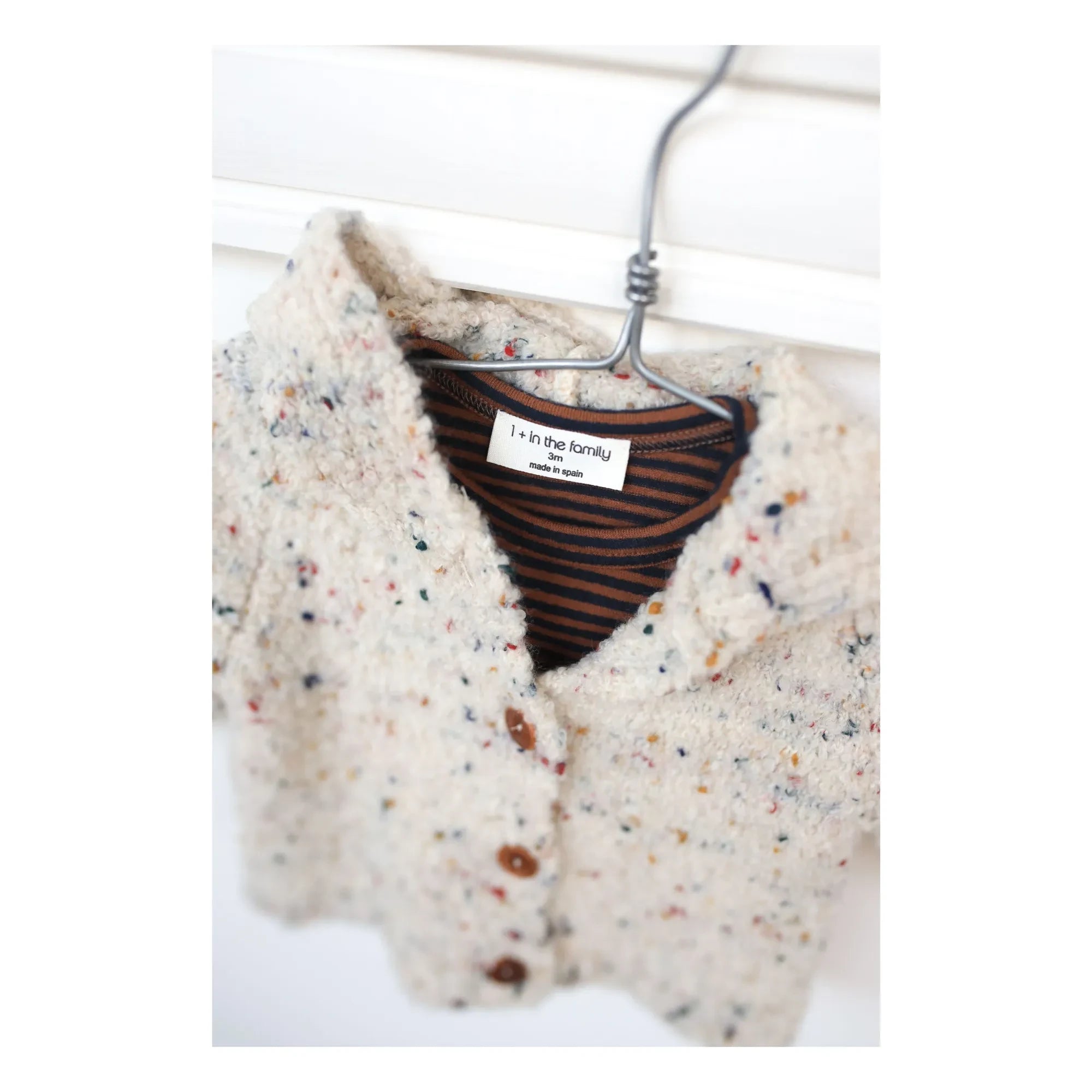1+ in the family - Nikolai Cardigan | Heather Beige