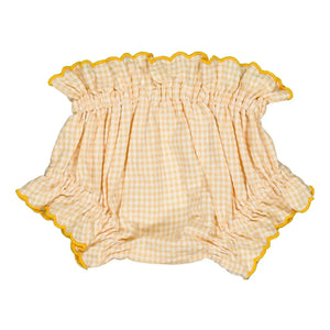 Loir - Leonor Vichy Organic Cotton Bloomer | Yellow