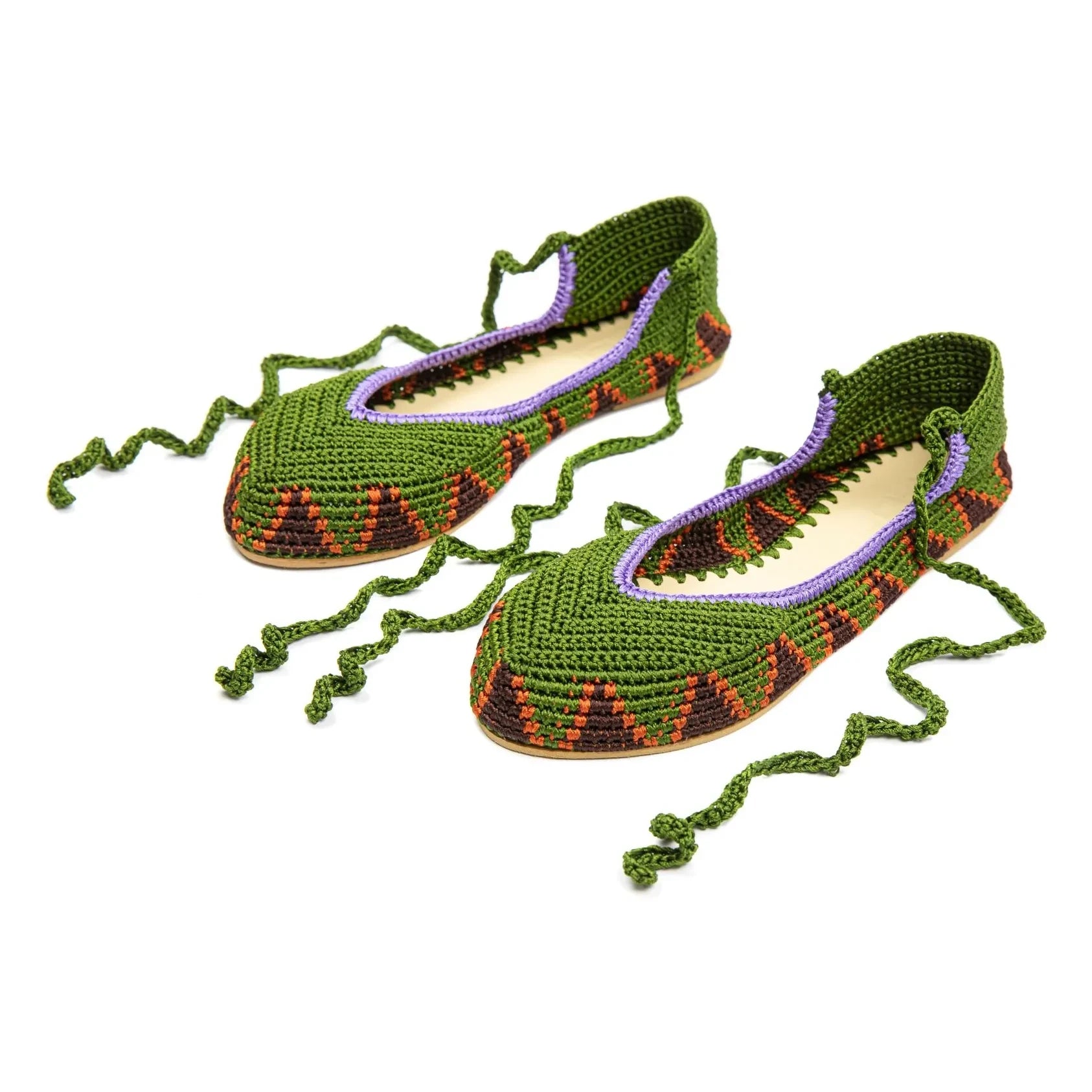 Kashura - High Ballerinas Olive Green | Olive Green