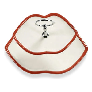 Serax - Double-layer Cake Stand, Wouters & Hendrix | Red