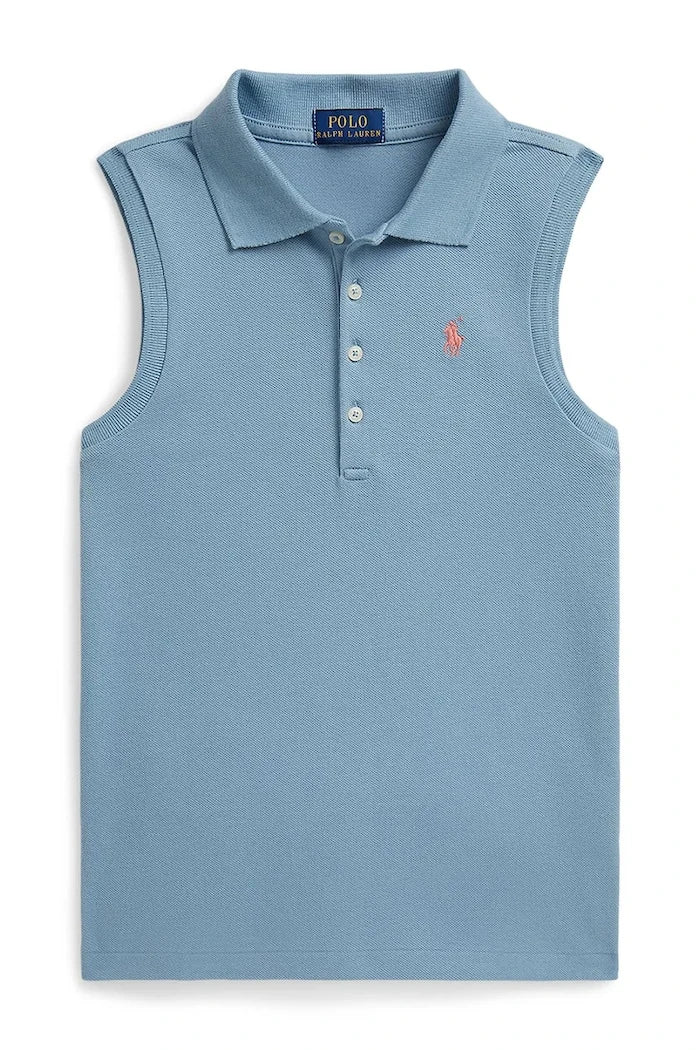 Polo Ralph Lauren çocuklar için yakalı pamuklu tişört