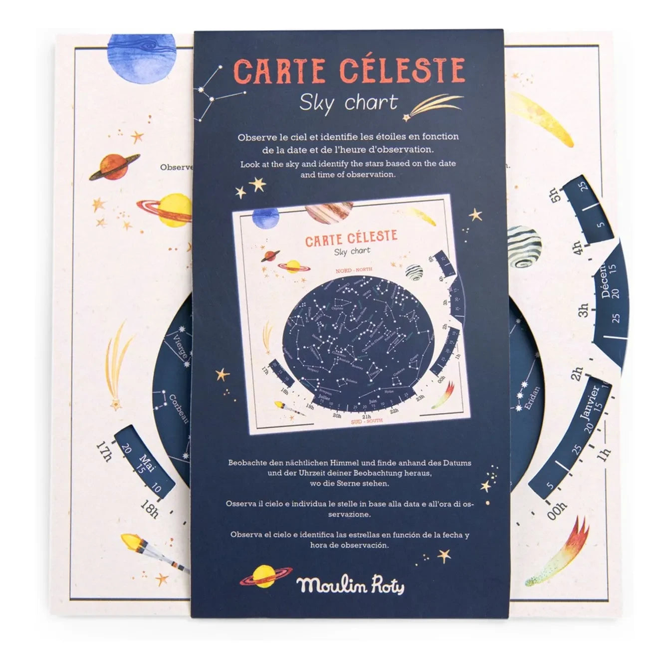 Moulin Roty - Celestial Map - Le Jardin du Moulin | Blue