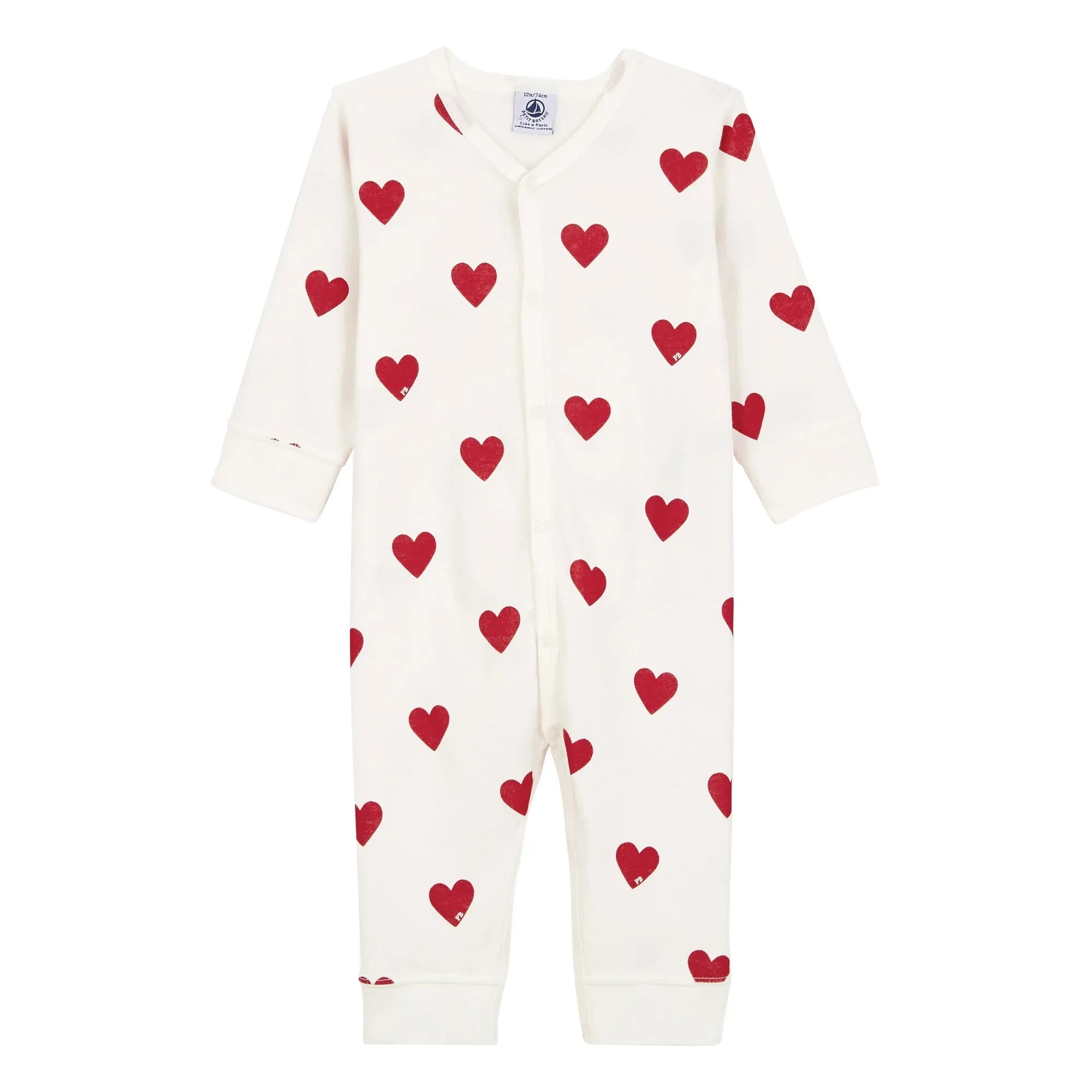 Petit Bateau - Mixo Organic Cotton Pajamas | White
