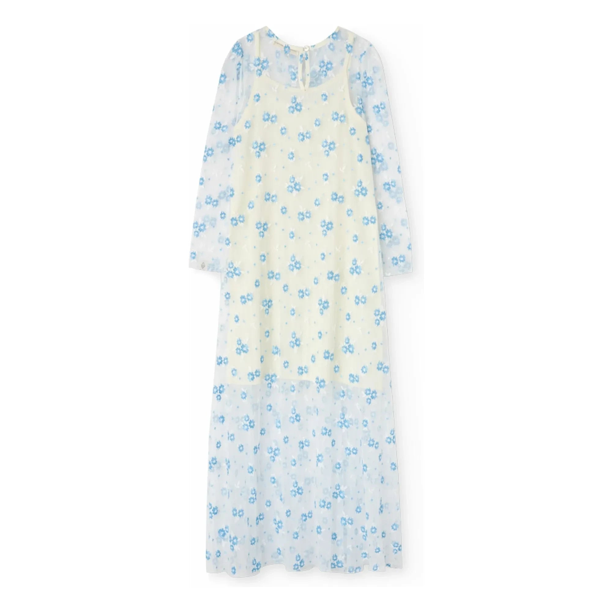 The Animals Observatory - Peacock Dress | White