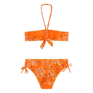Sunchild - Marathi Bandana Swimsuit | Orange