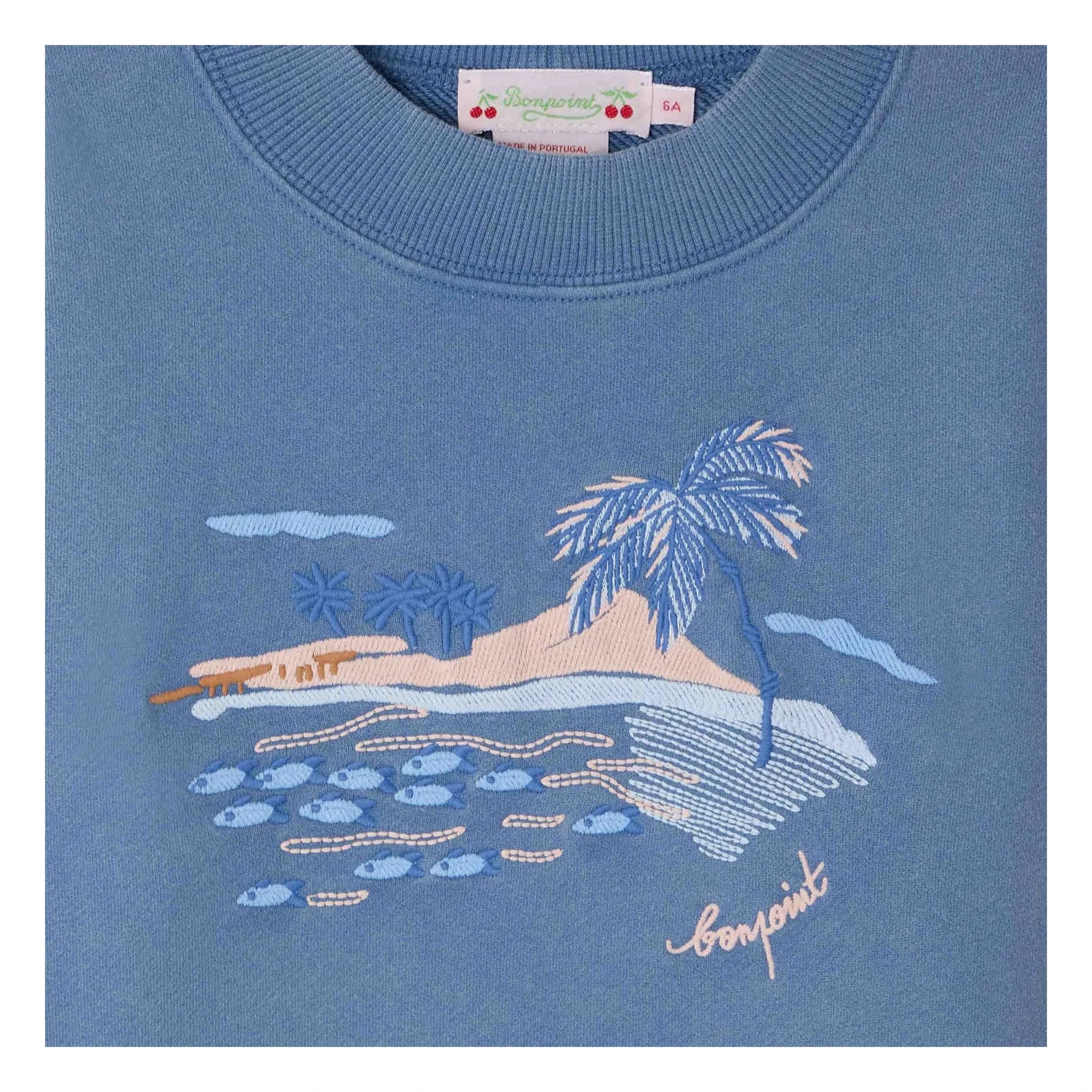 Bonpoint - Lika Sweatshirt | Azure Blue