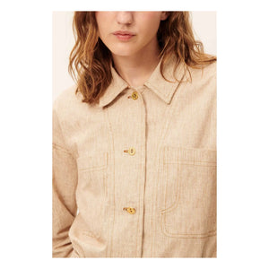 Sessùn - Linen Shirt Notteri | Sand