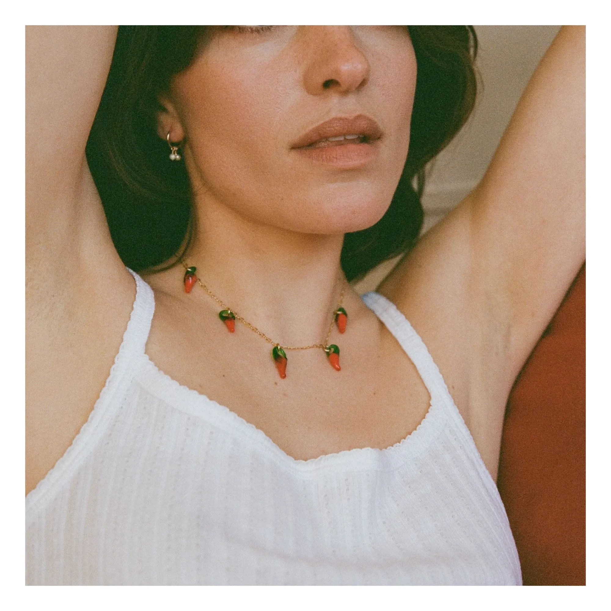 Camille Colette Studio - Red Chili Pepper Necklace