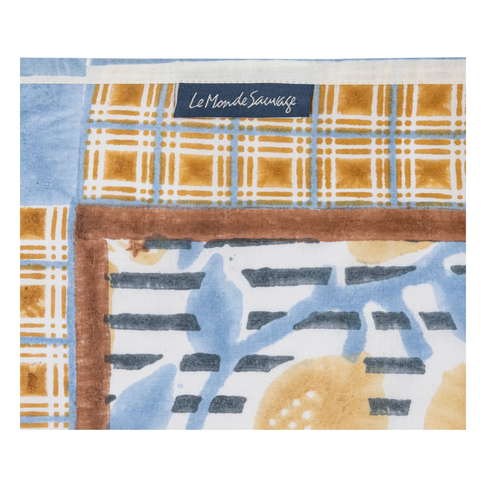 Le Monde Sauvage - Sicily Tablecloth | Yellow