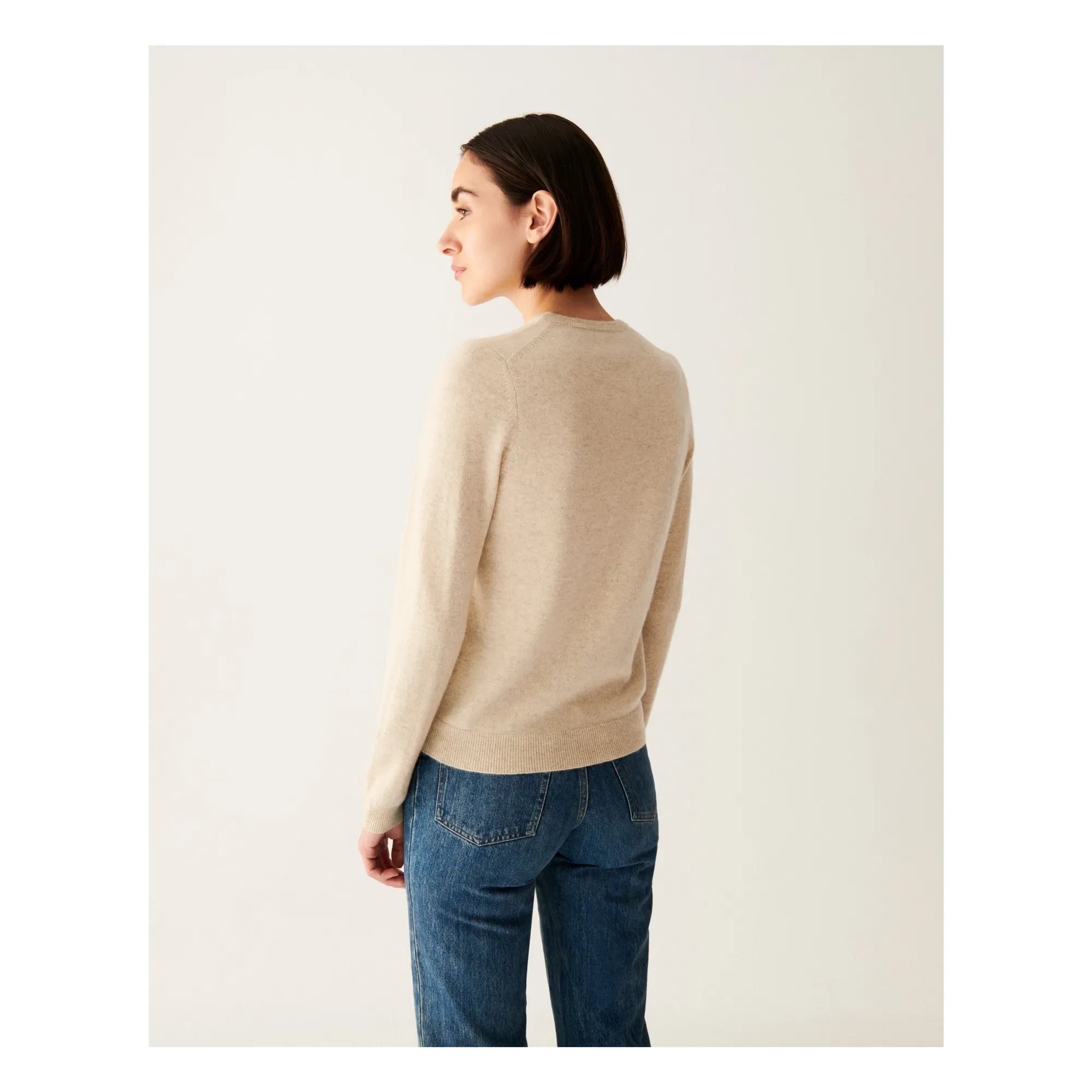 Bompard - Classic Cashmere Turtleneck Sweater | Natural
