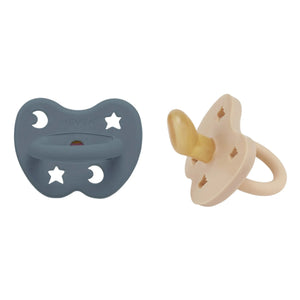 Hevea - Natural Rubber Physiological Pacifiers - Set of 2 | Ocean