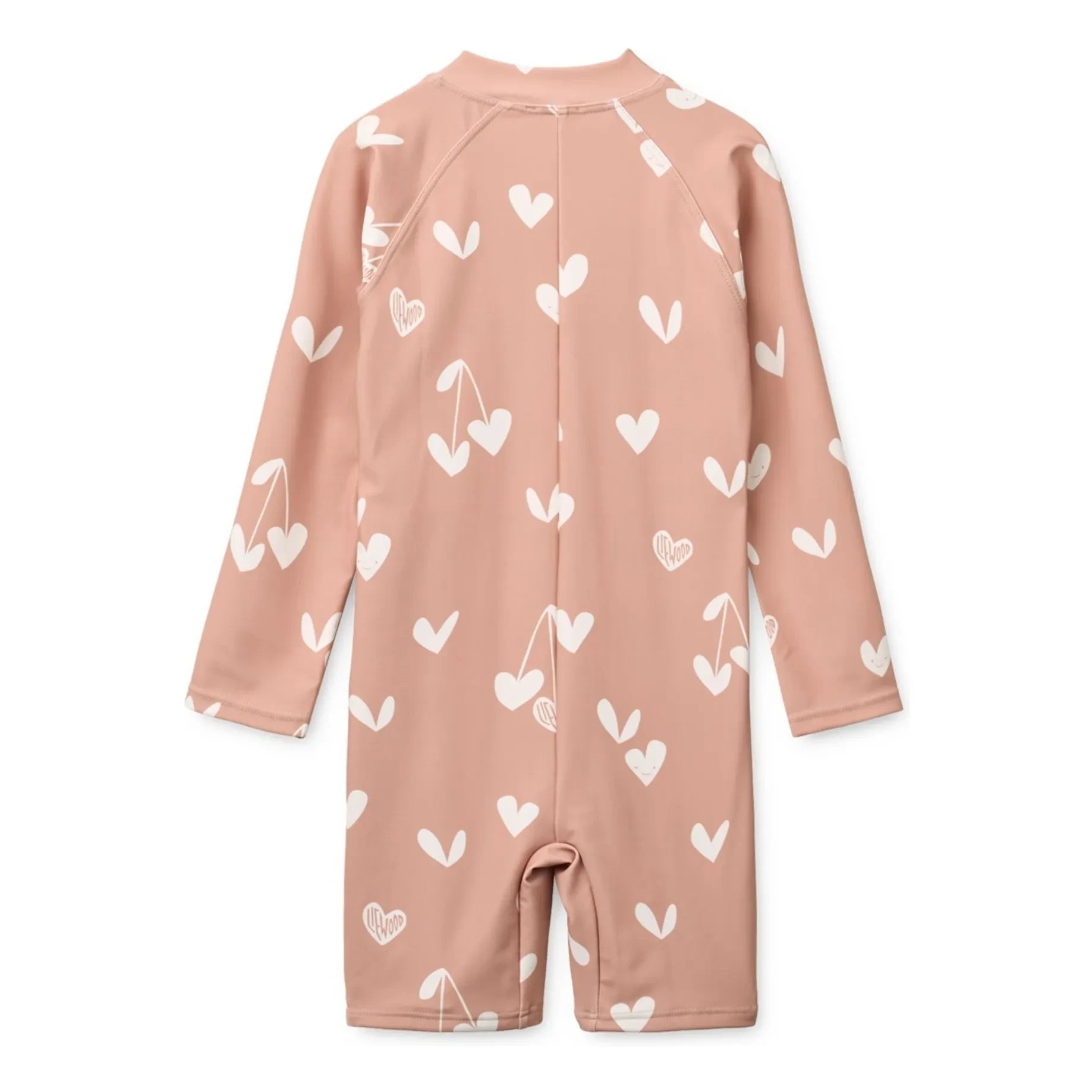 Liewood - Max Hearts Recycled Fibre UV Protection Swimsuit | Pink