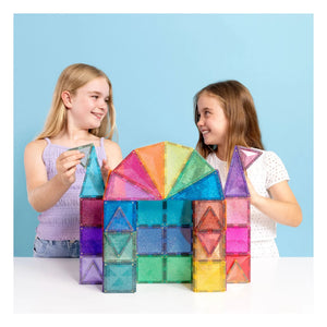 Connetix - Glitter Castle Set | Pastel