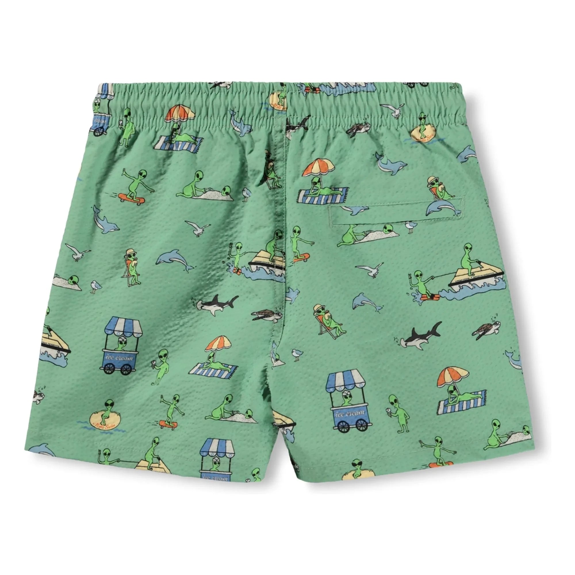 Molo - Niko Aliens Swim Shorts | Green