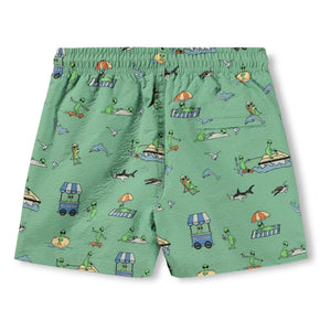Molo - Niko Aliens Swim Shorts | Green