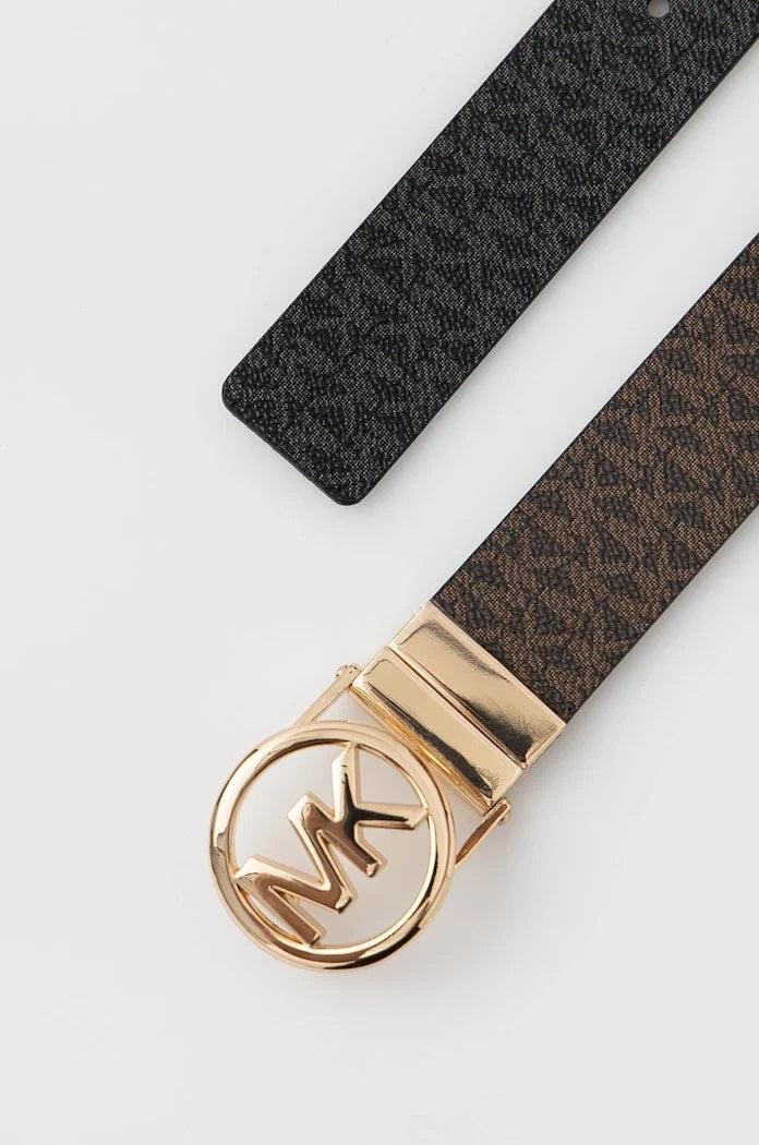 MICHAEL Michael Kors kadın çift taraflı suni deri kemer