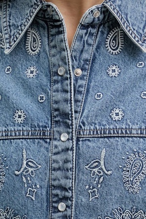 Liu Jo Kadın Denim Gömlek