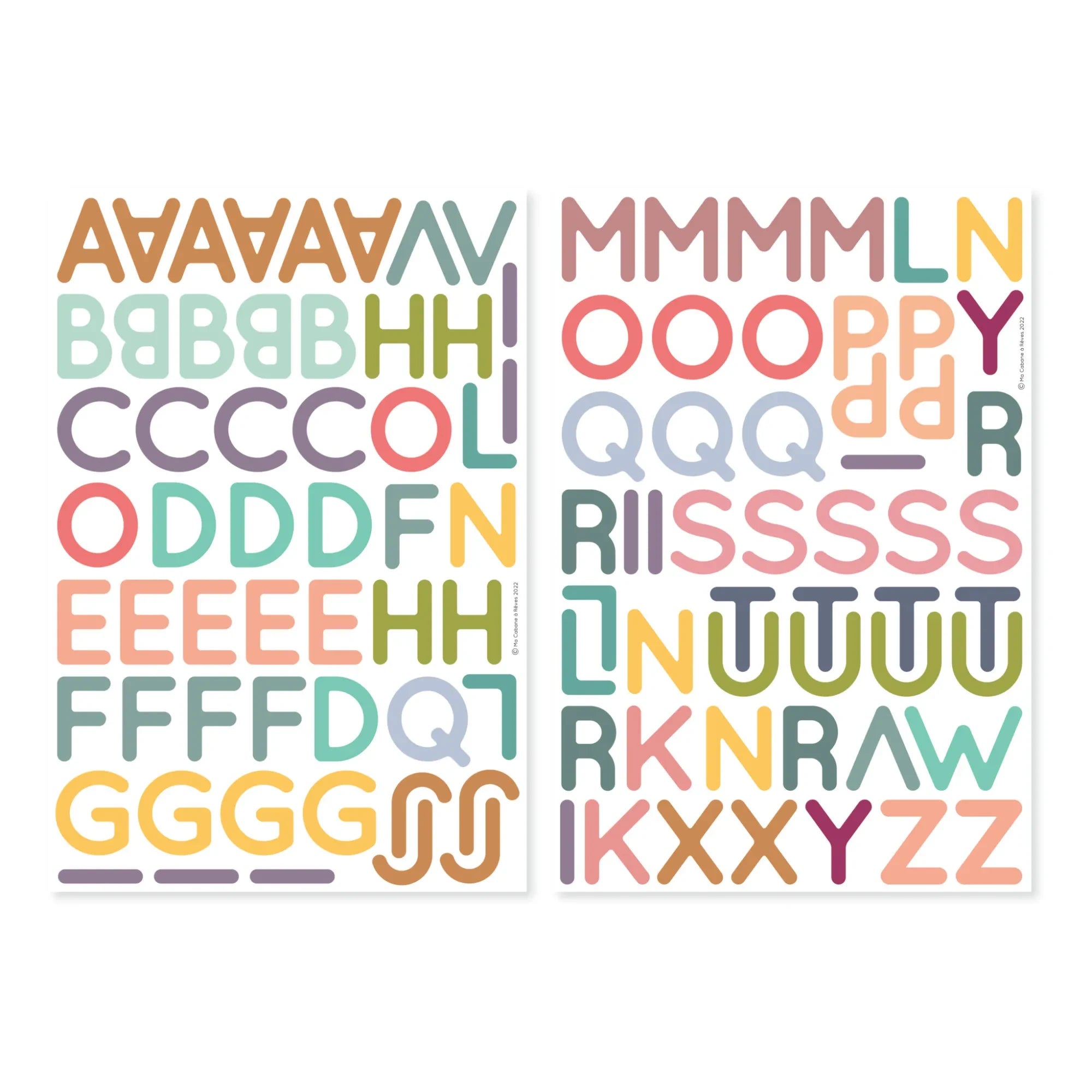 Ma Cabane à rêves - Small Large Letter Magnets