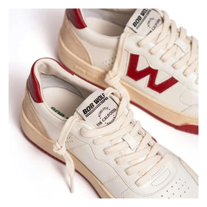 Bob Wolf - Legacy Leather and Suede Sneakers | Red