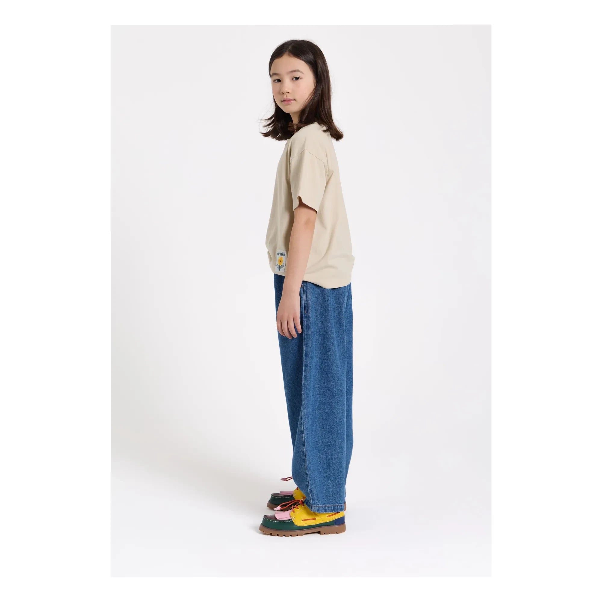 Hundred Pieces - Luna Organic Cotton T-Shirt | Beige