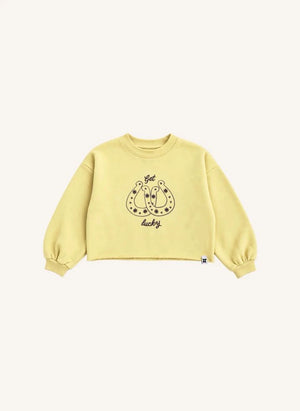 Hundred Pieces - Belmont Lucky Organic Cotton Sweatshirt | Light Yellow