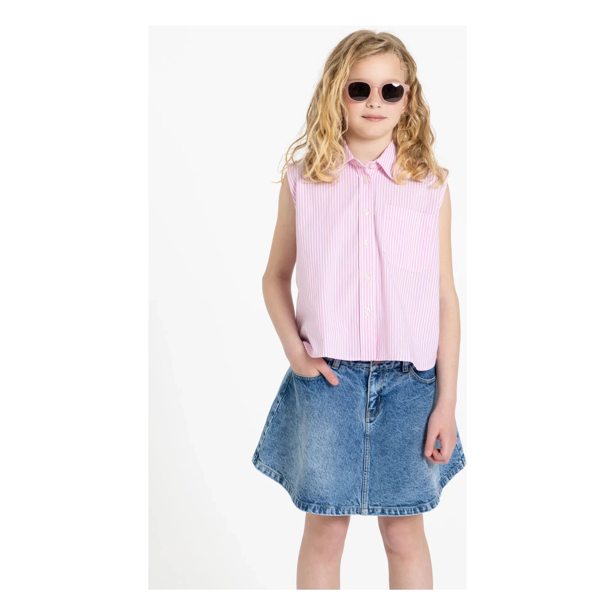 Finger in the Nose - Denim Joplin Skirt | Blue