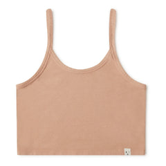 Matona - Organic Cotton Ruffled Tank Top - Women's Collection | Terracotta