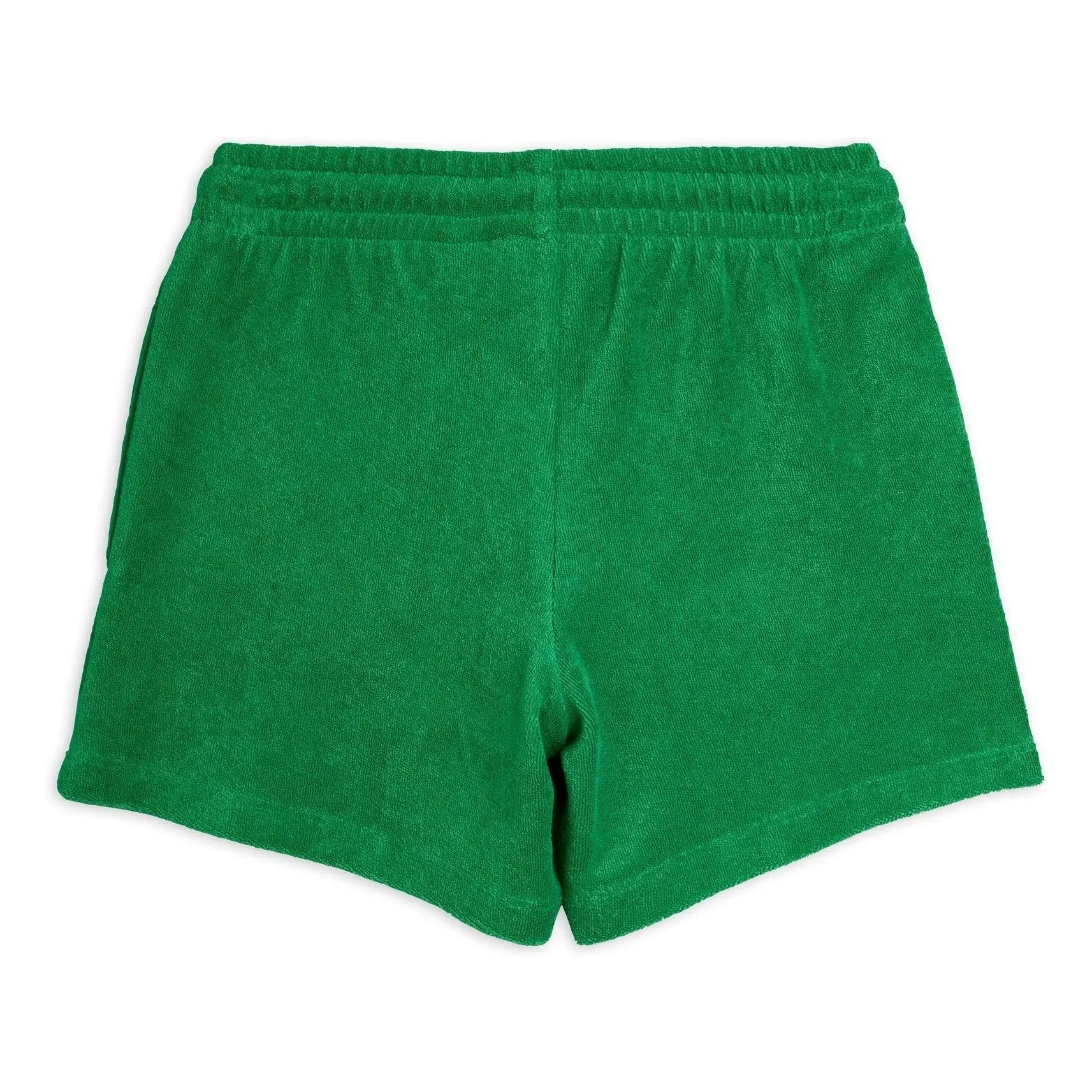 Mini Rodini - Organic Cotton Towel Ping Pong Shorts | Green
