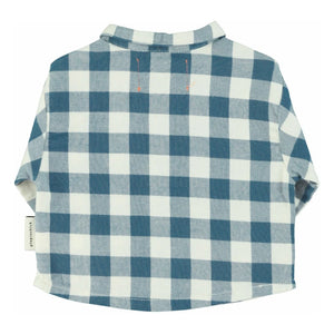 Piupiuchick - Organic Cotton Checkered Shirt | Blue