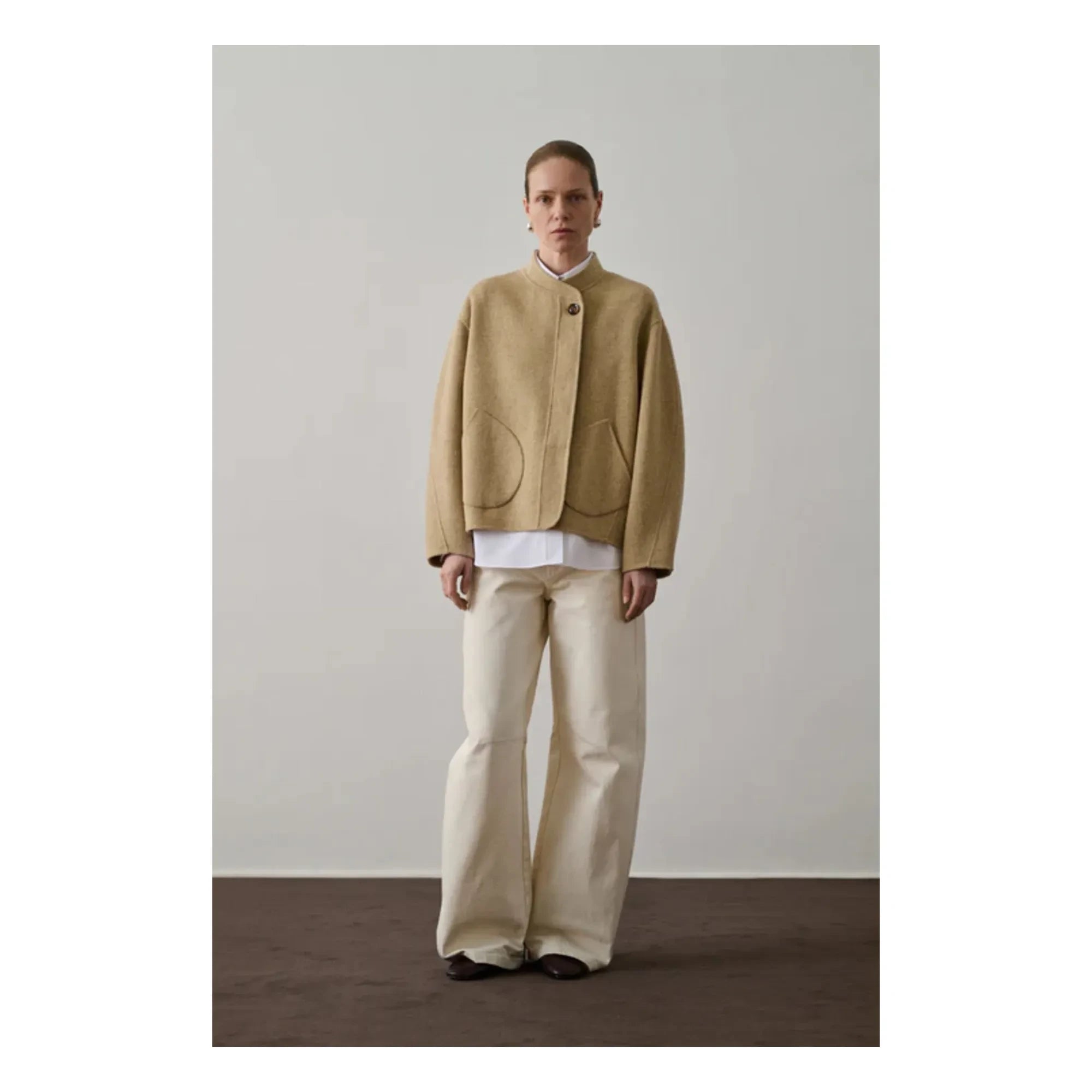 Soeur - Windsor Wool Coat | Heather Beige